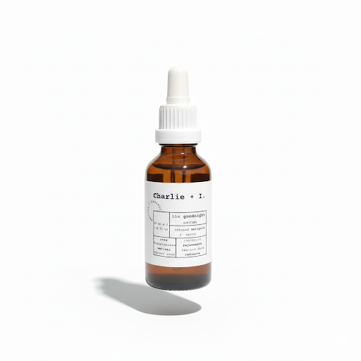 Australian natural night serum with rose, frankincense, myrrh and vetiver.