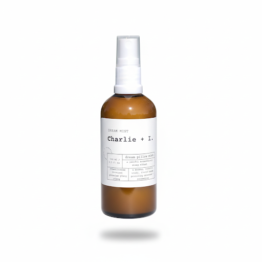 Dream Sleep Room Mist. Lavender Frankincense Geranium Ylang Ylang. Australian Aromatherapy Skincare - Made in Gippsland. Charlie + I.