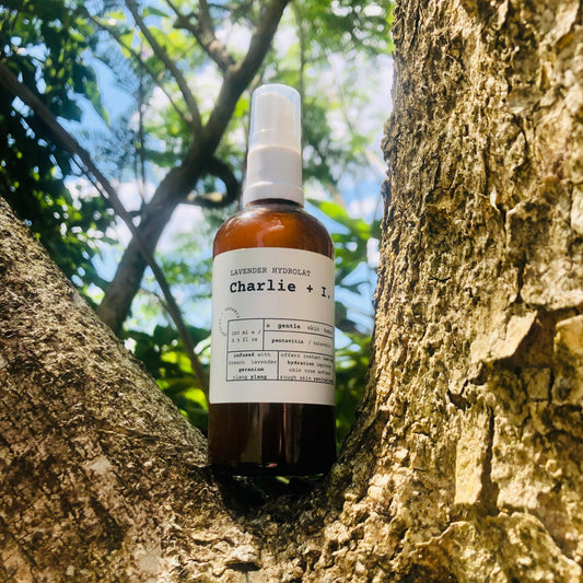 LAVENDER HYDROLAT WITH GERANIUM FRENCH LAVENDER YLANG YLANG & PENTAVITIN