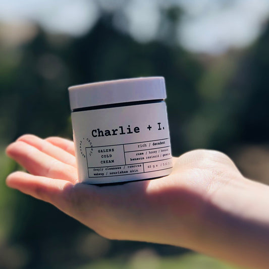 Galen’s Cold Cream - Natural Makeup Remover, Cleanser and Rich Moisturiser - Natural Australian Aromatherapy Skincare Made in Gippsland - Charlie and I.