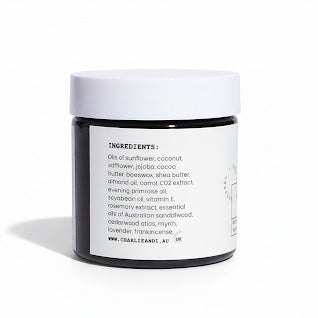 SANDALWOOD BALM WITH MYRRH FRANKINCENSE & LAVENDER