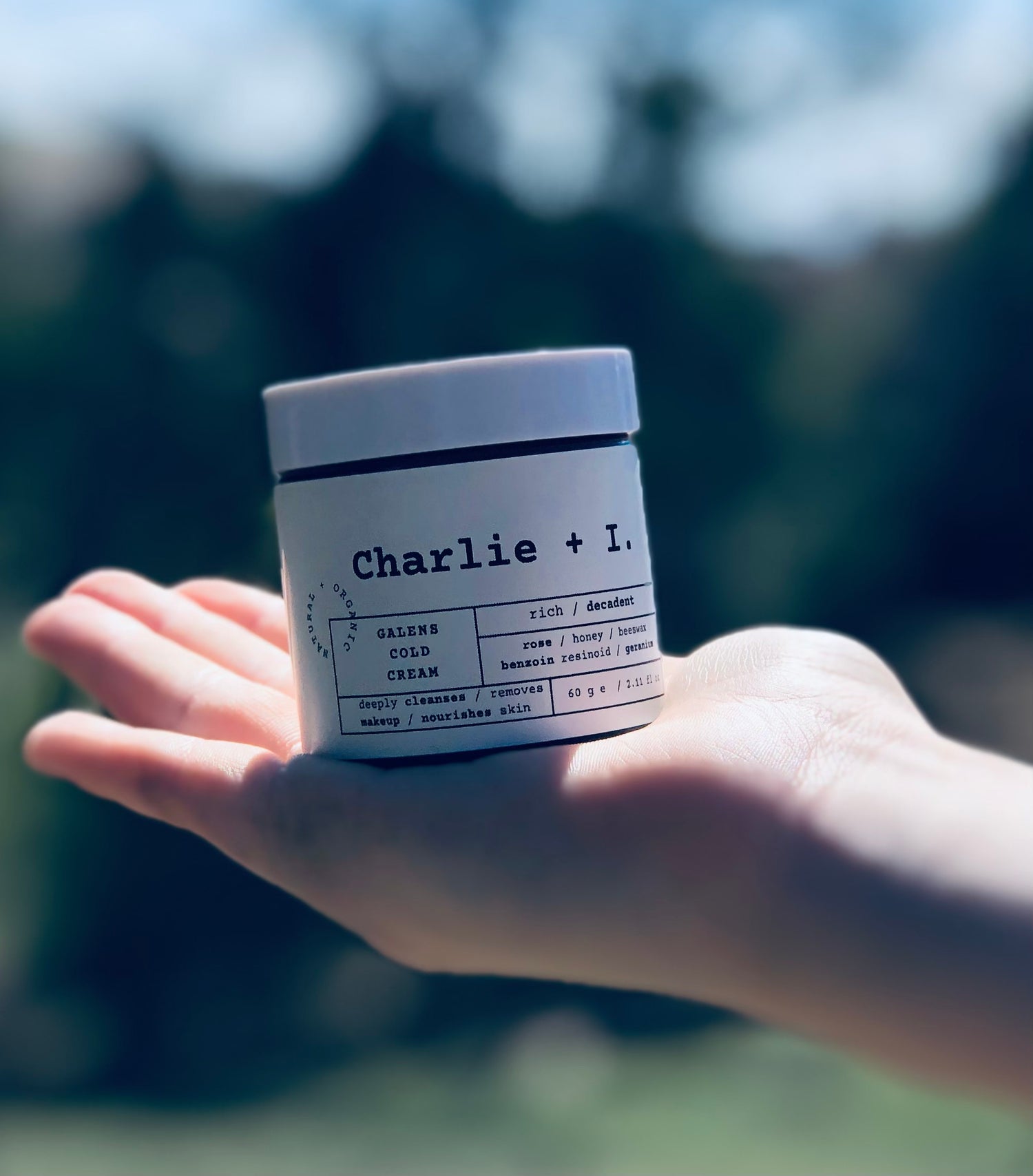 Galen's Cold Cream Aromatherapy Moisturiser & Cleanser Made in the Gippsland Hills Victoria Australia. Charlie & I