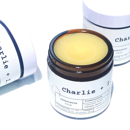 SANDALWOOD BALM WITH MYRRH FRANKINCENSE & LAVENDER